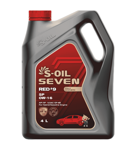 Моторное масло S-OIL SEVEN RED 9 0W-16, 4л